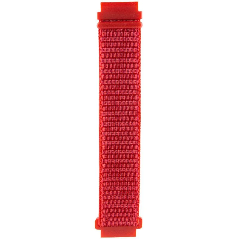 Ремінець Nylon для Smart Watch 20mm Червоний / Red — фото 4