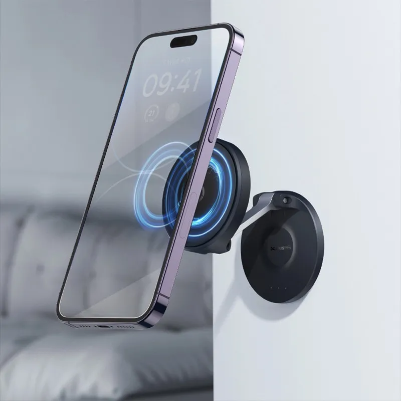Тримач для телефону Baseus MagPro Magnetic Foldable Phone Mount Cluster Black — фото 3