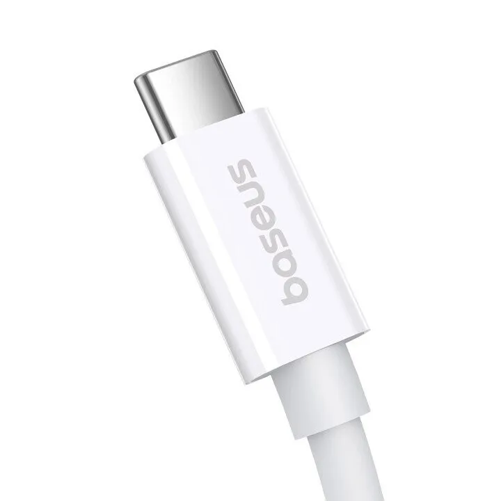 Дата кабель Baseus Superior 2 USB4 Full-Function Type-C to Type-C 240W Moon White — фото 3