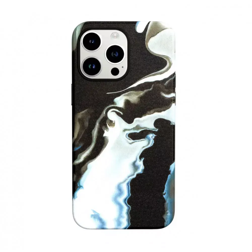 Marble Case with MagSafe iPhone 13 Pro — Black