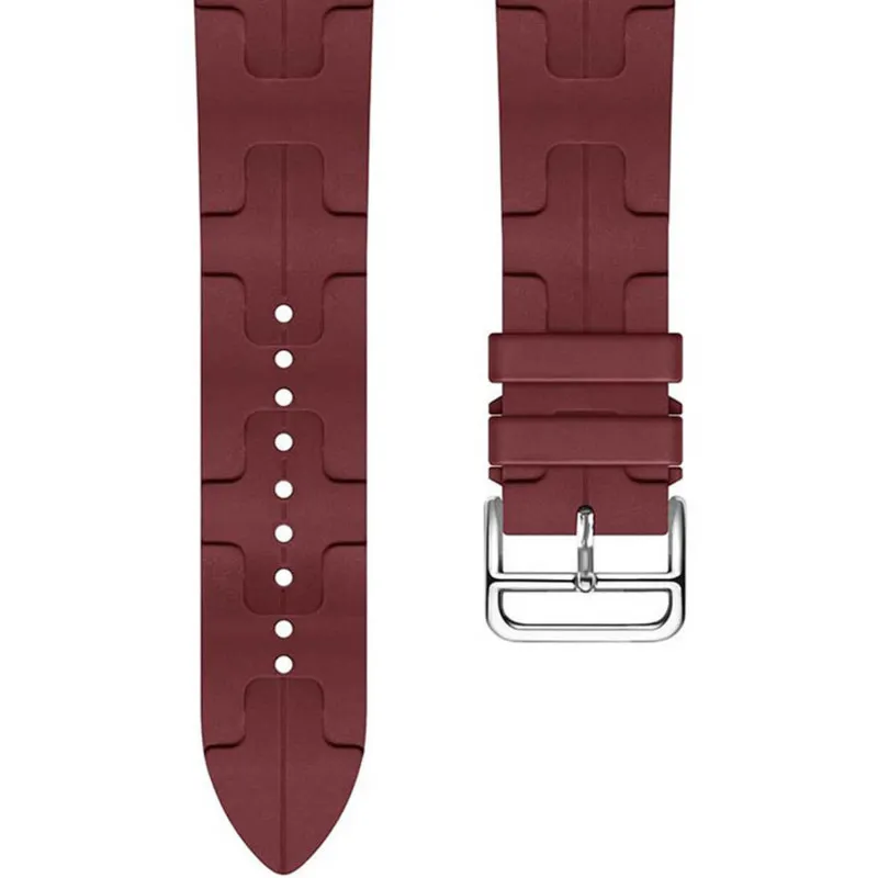 Ремінець Kilim для Apple Watch 42 /44/45/46/49mm Wine red — фото 2