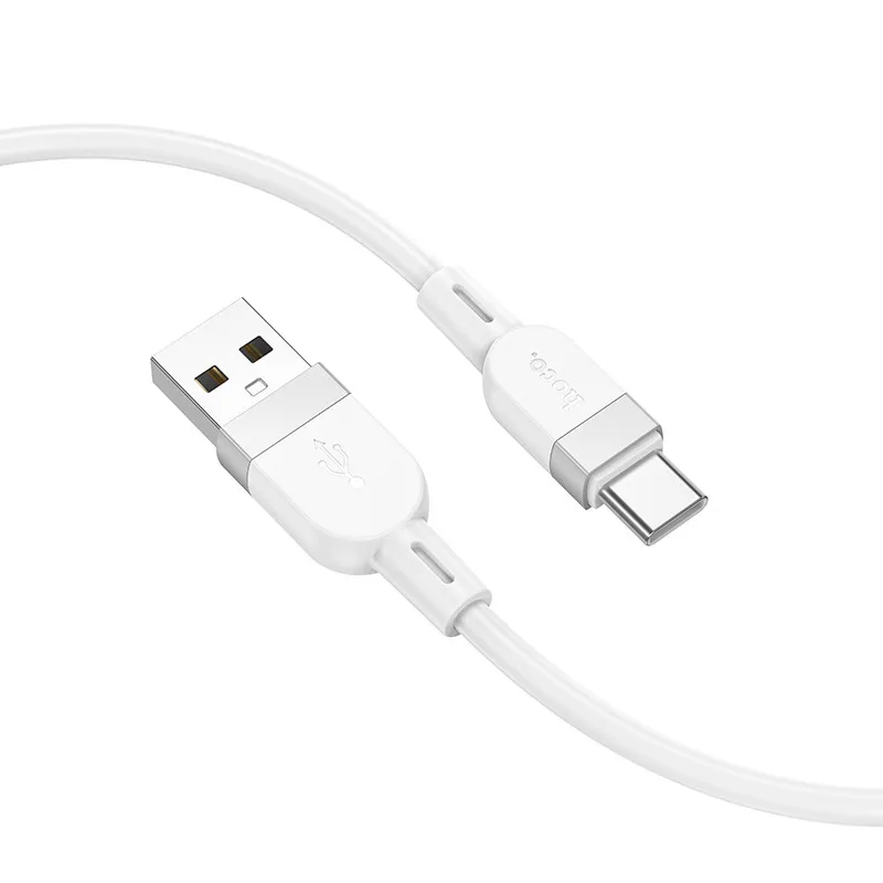 Дата кабель Hoco X109 Energy silicone USB to Type-C White — фото 2
