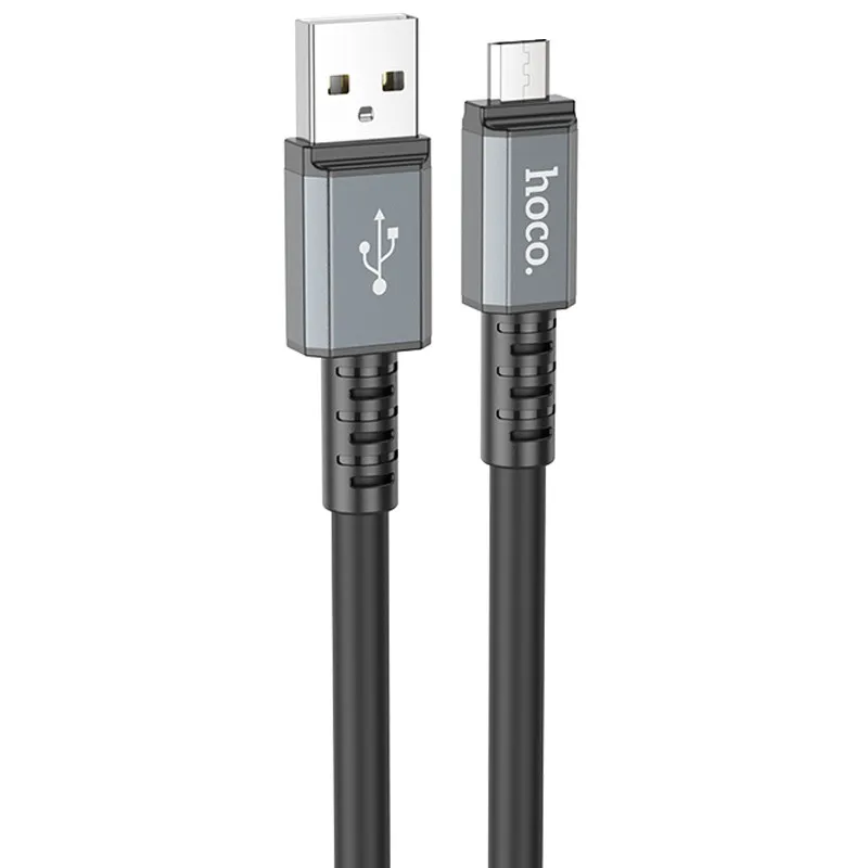 Дата кабель Hoco X85 Strength USB to MicroUSB Black