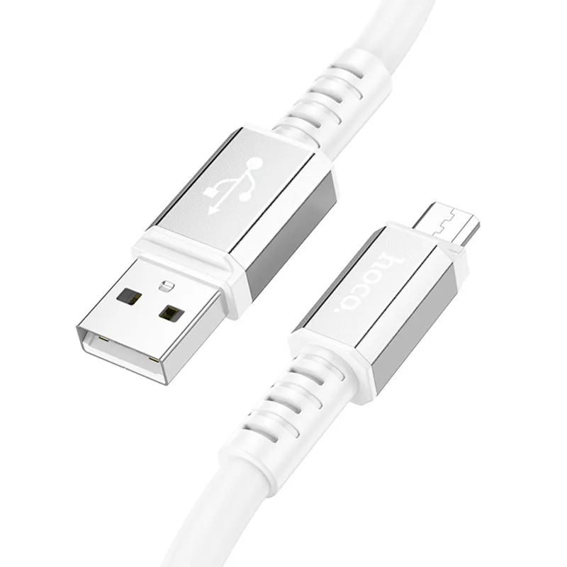 Дата кабель Hoco X85 Strength USB to MicroUSB White — фото 2