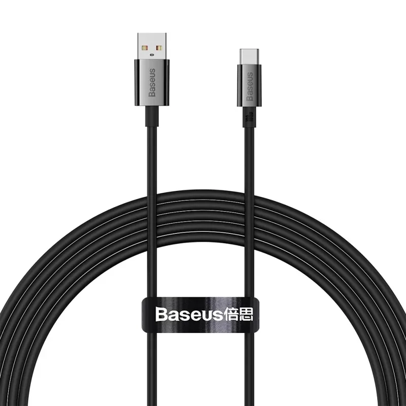 Дата кабель Baseus Superior Series Fast Charging USB to Type-C 100W Cluster Black