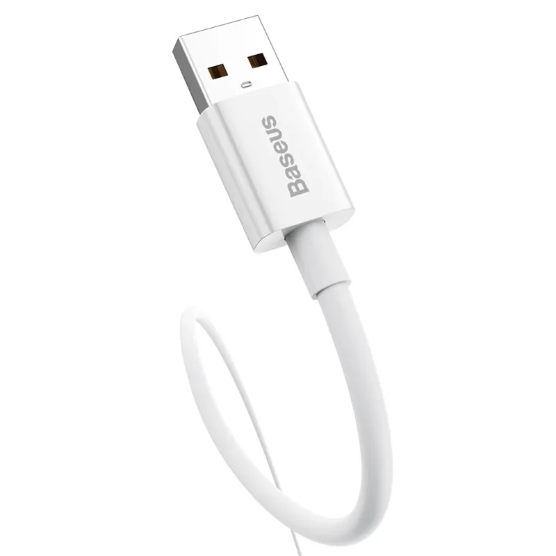 Дата кабель Baseus Superior Series Fast Charging USB to Type-C 100W Moon White — фото 2