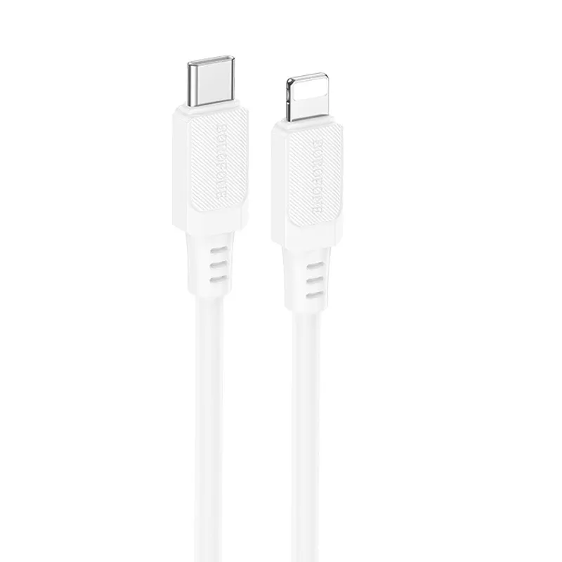 Дата кабель Borofone BX115 Lotto Type-C to Lightning 27W White