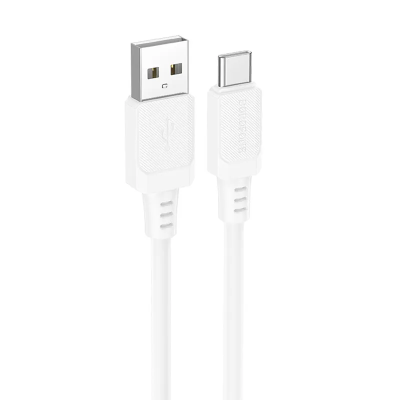 Дата кабель Borofone BX115 Lotto USB to Type-C 3A White
