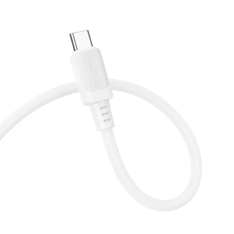 Дата кабель Borofone BX115 Lotto USB to Type-C 3A White — фото 2