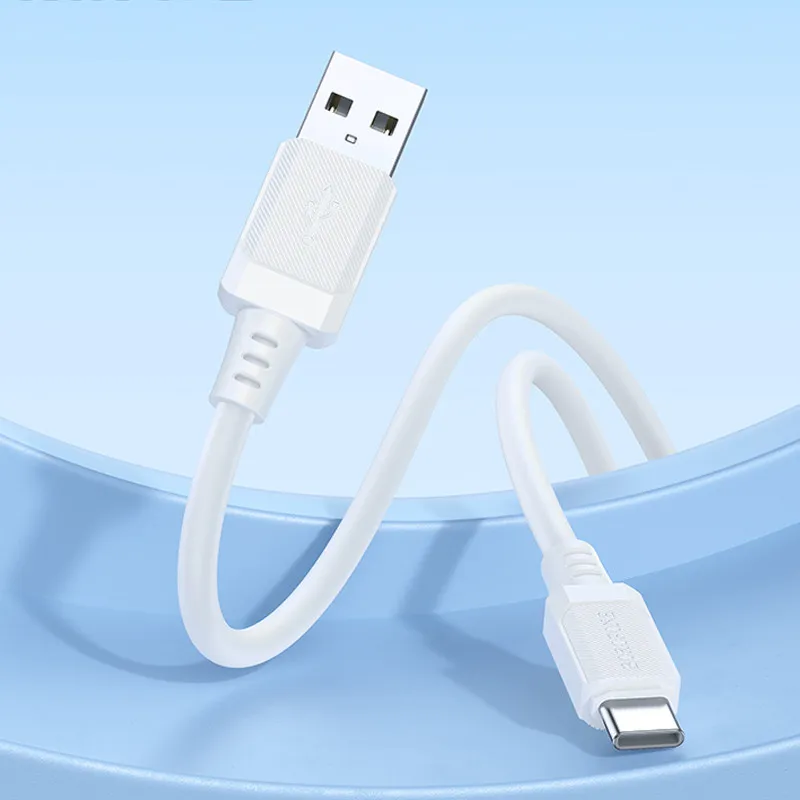 Дата кабель Borofone BX115 Lotto USB to Type-C 3A White — фото 3