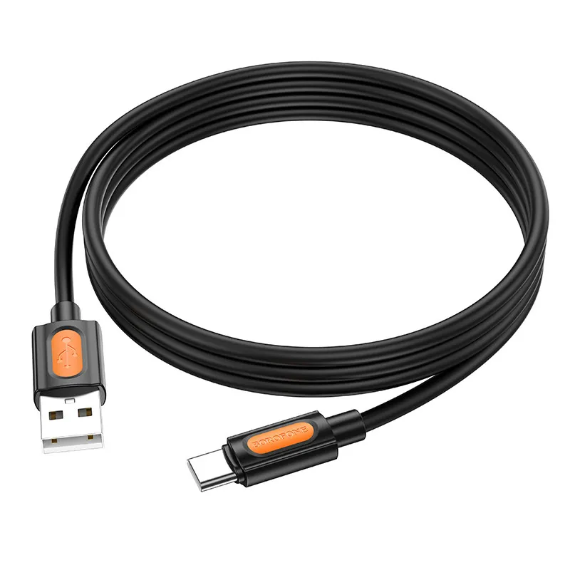 Дата кабель Borofone BX114 Structure USB to Type-C 3A Black — фото 4