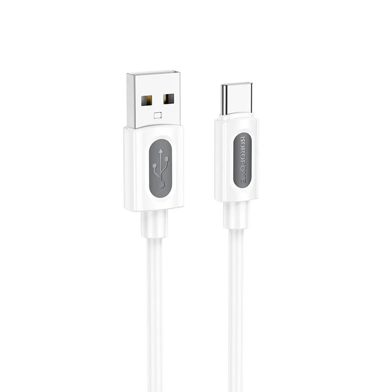 Дата кабель Borofone BX114 Structure USB to Type-C 3A White