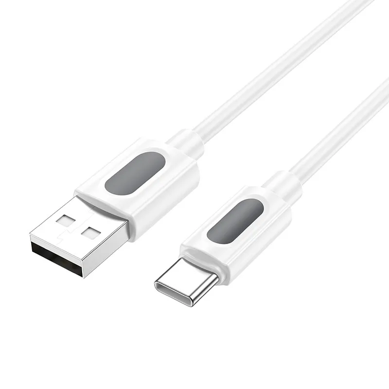 Дата кабель Borofone BX114 Structure USB to Type-C 3A White — фото 3