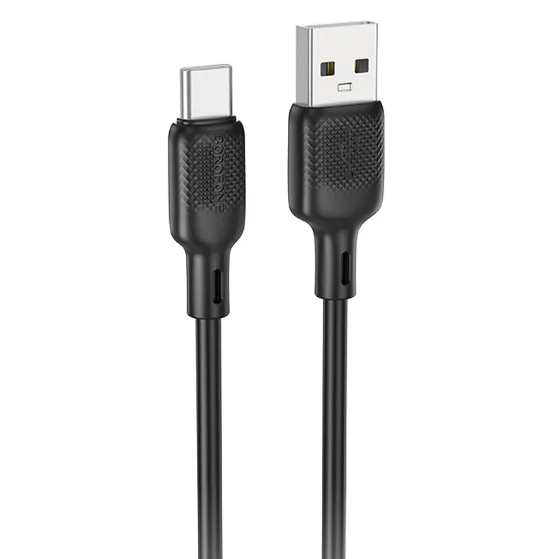 Дата кабель Borofone BX113 Lenny USB to Type-C 3A Black