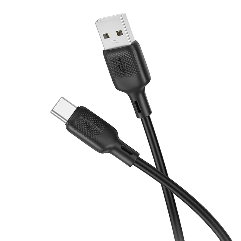Дата кабель Borofone BX113 Lenny USB to Type-C 3A Black — фото 3