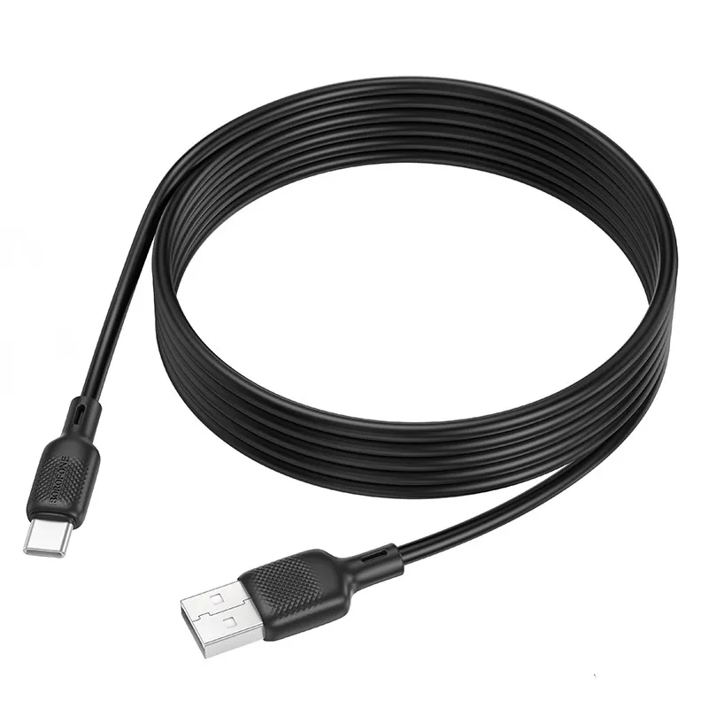 Дата кабель Borofone BX113 Lenny USB to Type-C 3A Black — фото 6