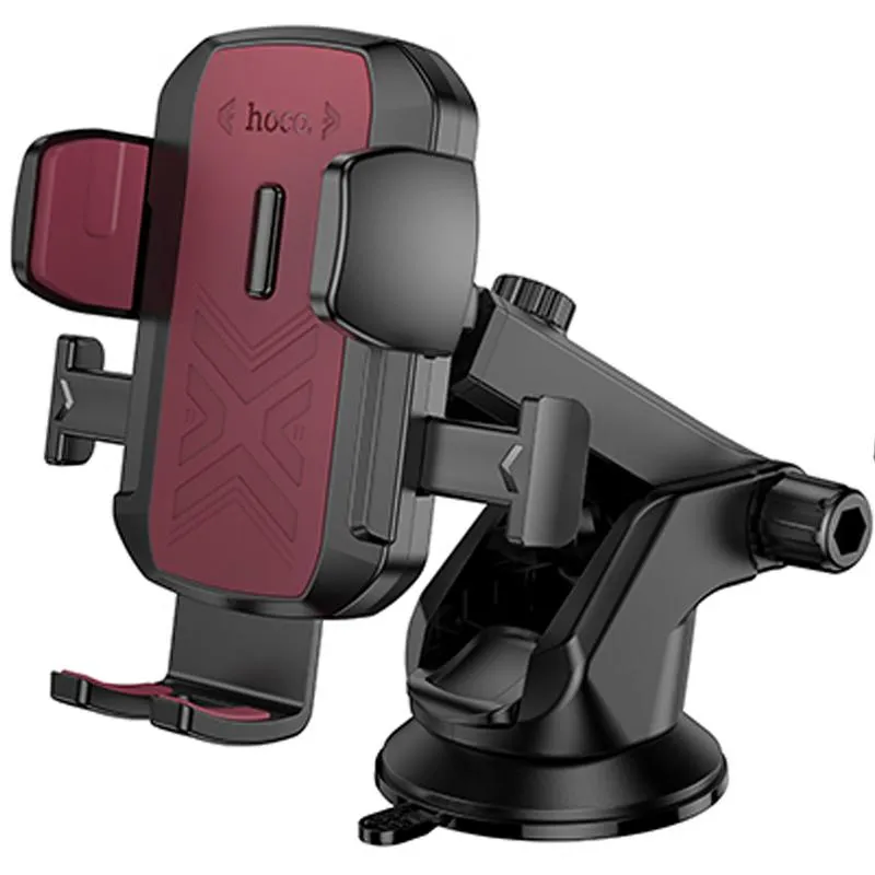 Автотримач Hoco H65 Gamble one-button Black / Red