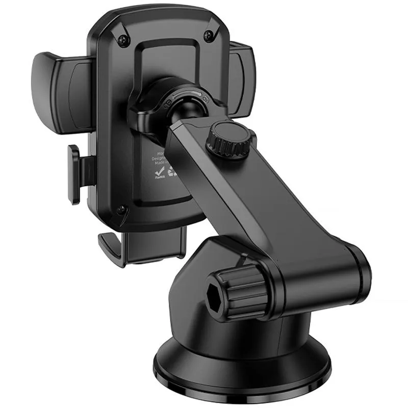 Автотримач Hoco H65 Gamble one-button Black — фото 2