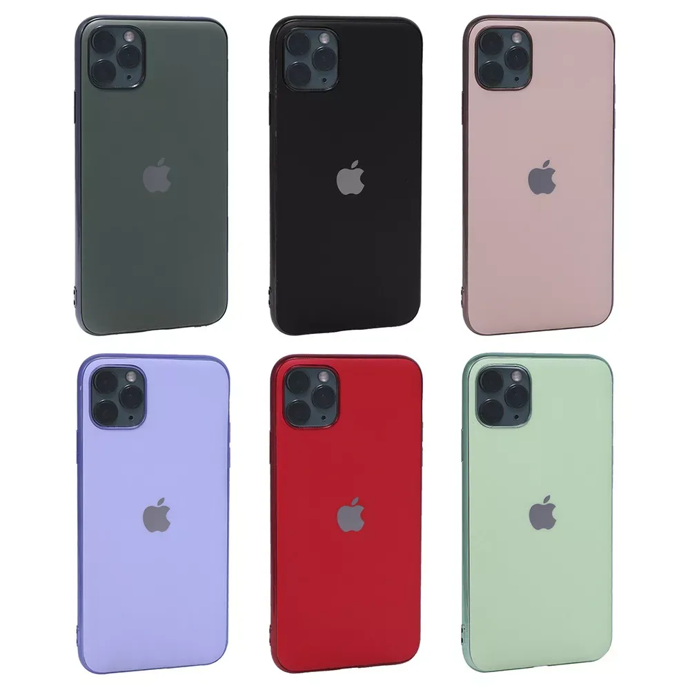 Matte Silcone Case iPhone 11 Pro Max — Midnight Green - фото 4