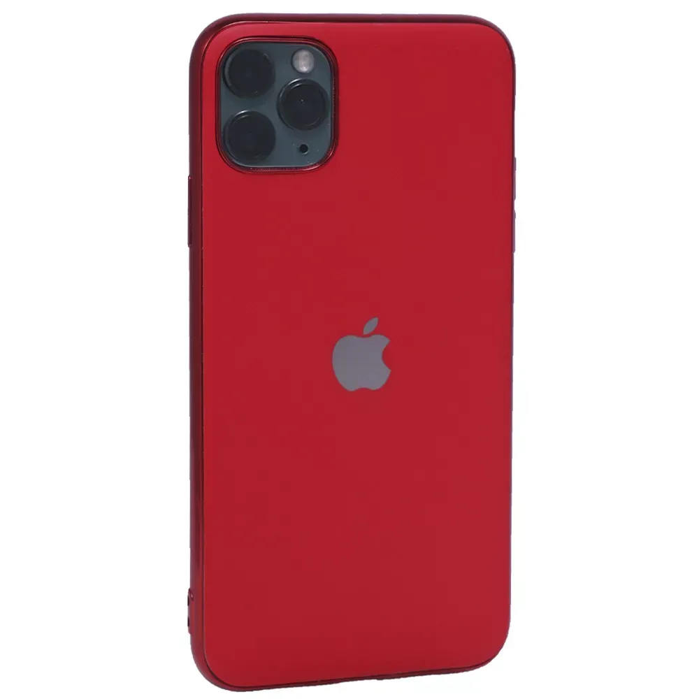 Matte Silcone Case iPhone 11 Pro Max — Red — Различные Apple iPhone 11 Pro Max