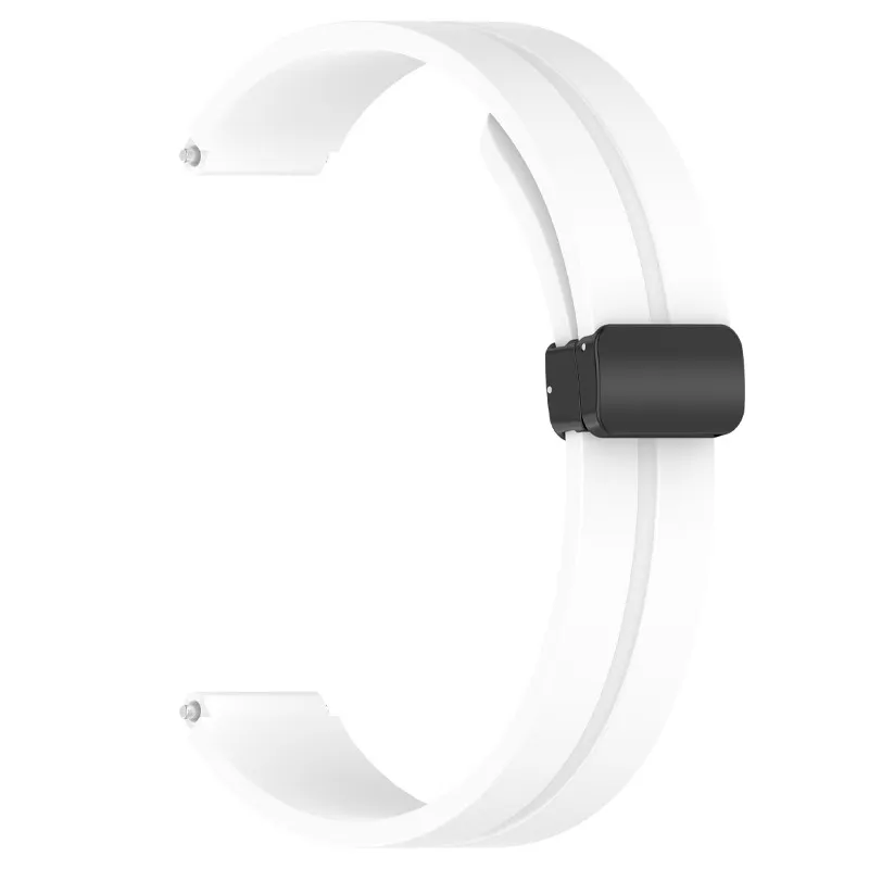 Ремінець Line Magnetic для Xiaomi Mi Band 9/8/10 Білий / White — фото 2