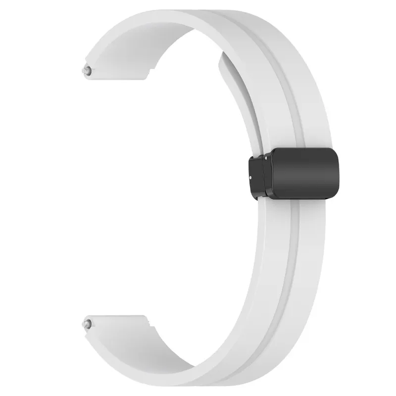 Ремінець Line Magnetic для Xiaomi Mi Band 9/8/10 Сірий / Gray — фото 2