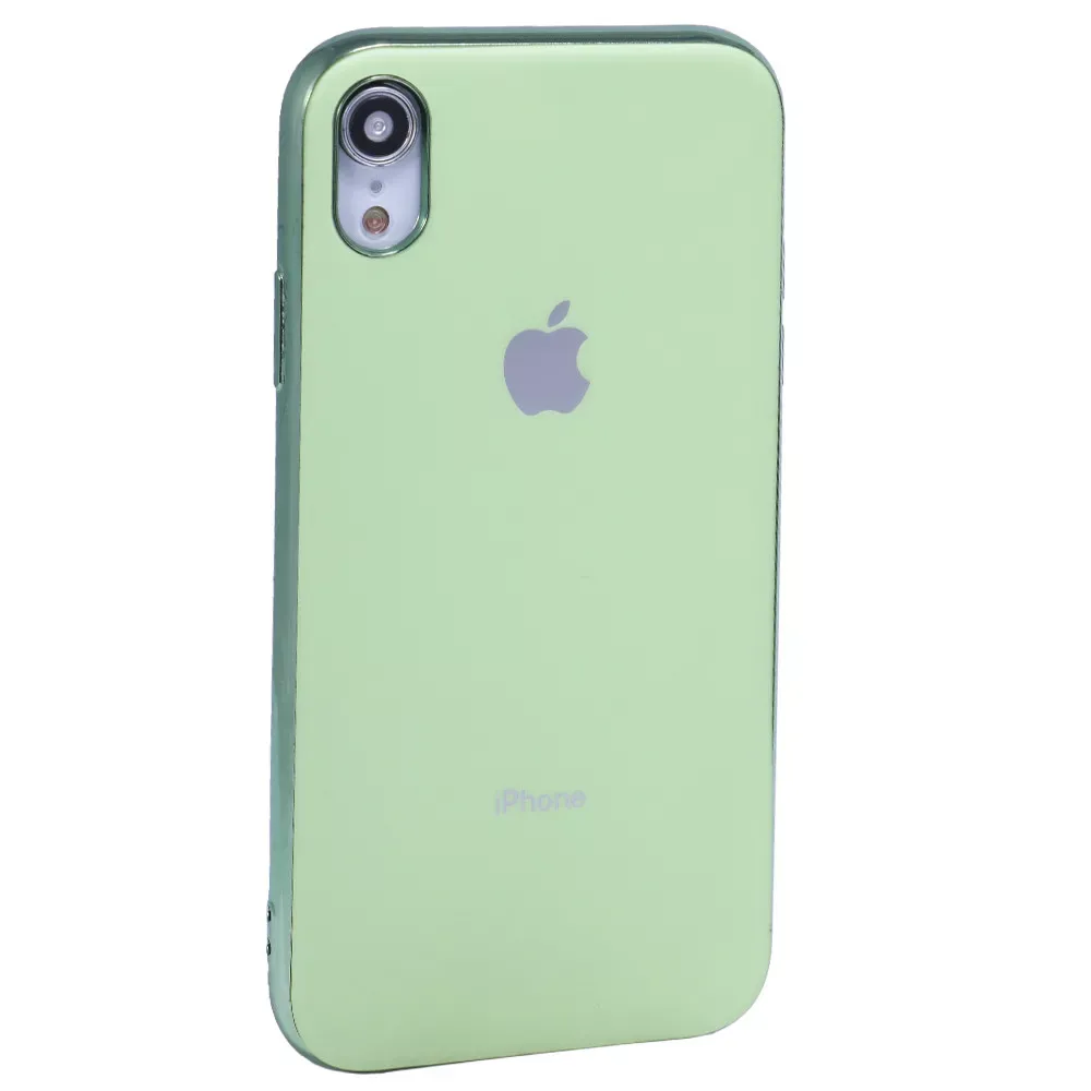 Matte Silcone Case iPhone Xr — Light Green — Различные Apple iPhone Xr