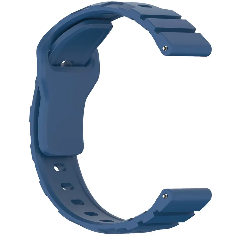 Силіконовий ремінець Defense для Smart Watch 20mm Blue — фото 3
