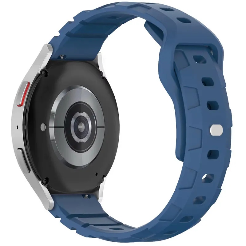 Силіконовий ремінець Defense для Smart Watch 20mm Blue — фото 4