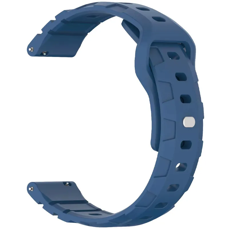 Силіконовий ремінець Defense для Smart Watch 20mm Blue — фото 5