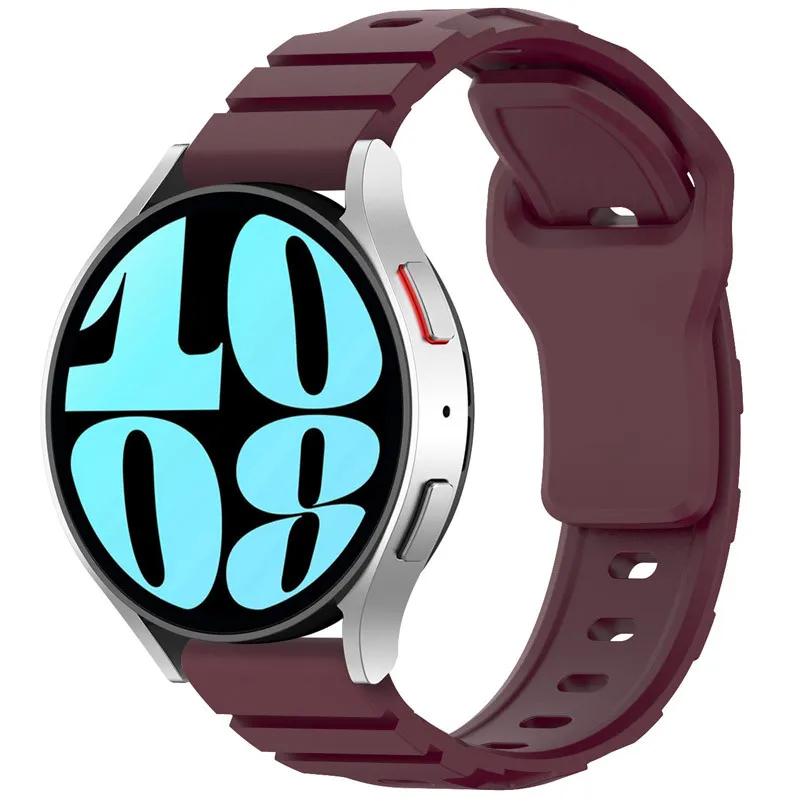 Силіконовий ремінець Defense для Smart Watch 20mm Plum