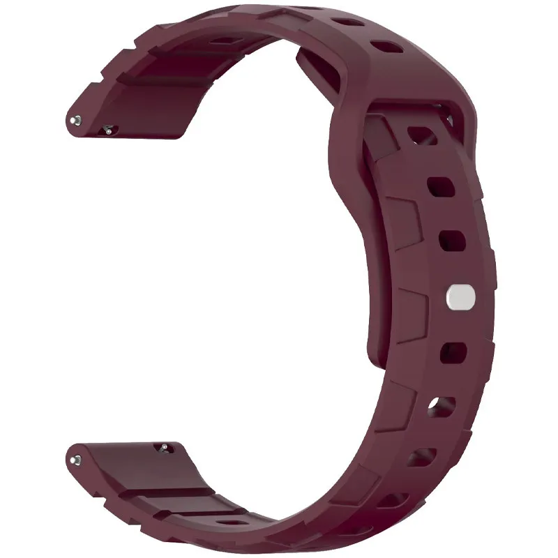 Силіконовий ремінець Defense для Smart Watch 20mm Plum — фото 2