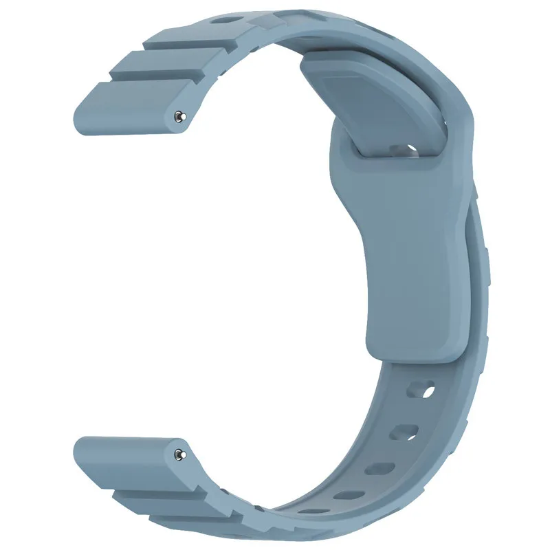 Силіконовий ремінець Defense для Smart Watch 20mm Light Blue — фото 3