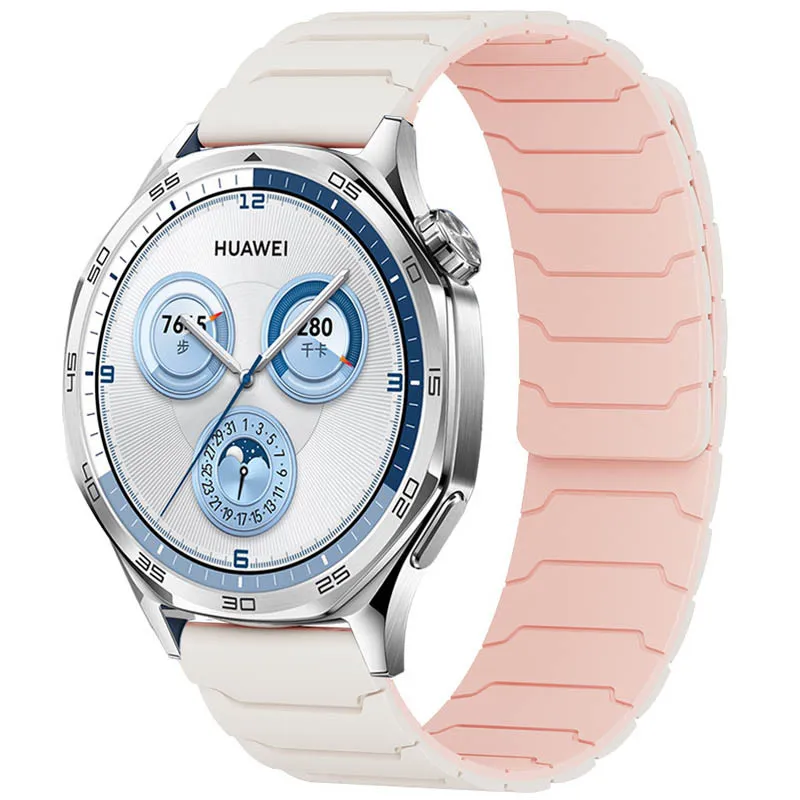 Ремінець Dual-color Magnetic для Smart Watch 20mm Starlight / Pink Sand