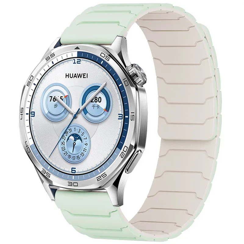 Ремінець Dual-color Magnetic для Smart Watch 20mm Mint Green / Starlight