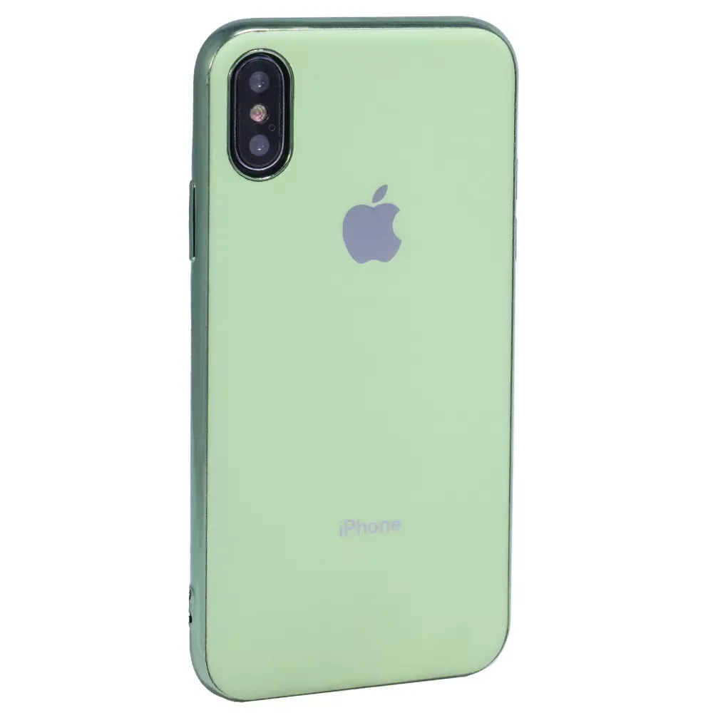 Matte Silcone Case iPhone Xs Max — Light Green — Различные Apple iPhone Xs Max