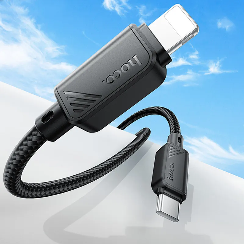 Дата кабель Hoco X113 Beneficio Type-C to Lightning Black — фото 3