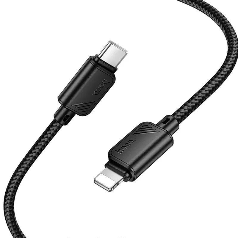 Дата кабель Hoco X113 Beneficio Type-C to Lightning Black — фото 4