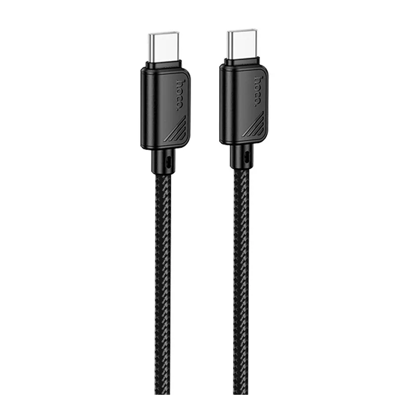 Дата кабель Hoco X113 Beneficio Type-C to Type-C 60W Black