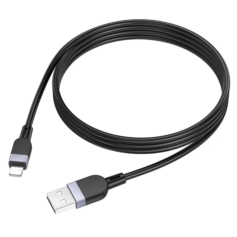 Дата кабель Hoco X109 Energy silicone USB to Lightning Black — фото 2