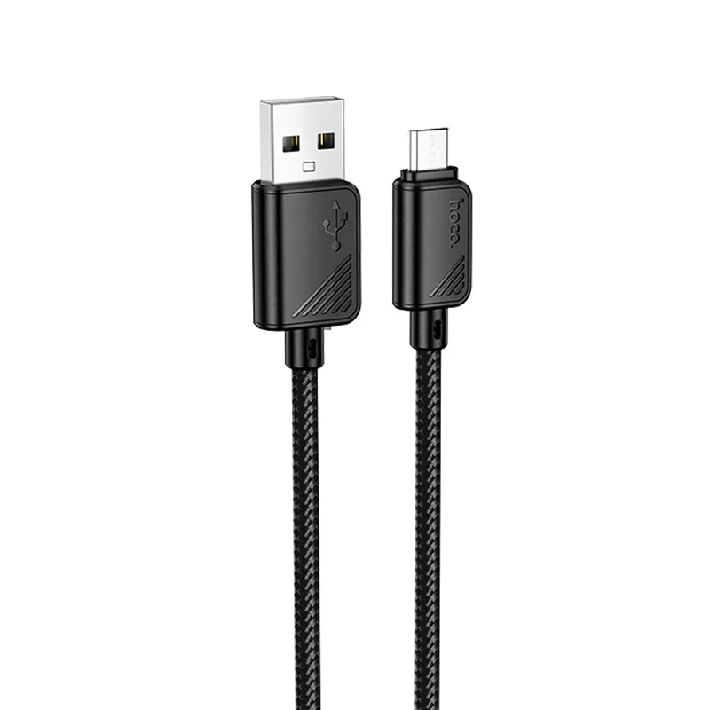 Дата кабель Hoco X113 Beneficio USB to MicroUSB Black