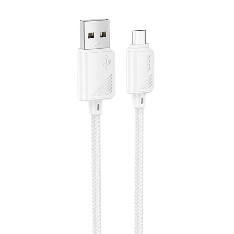 Дата кабель Hoco X113 Beneficio USB to MicroUSB White