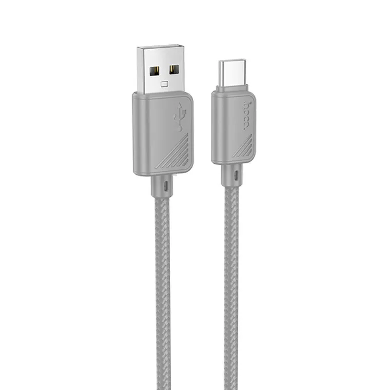 Дата кабель Hoco X113 Beneficio USB to Type-C Gray