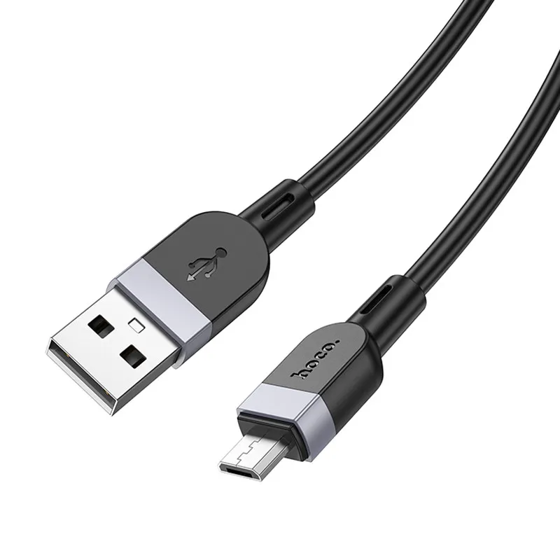 Дата кабель Hoco X109 Energy silicone USB to MicroUSB Black — фото 3