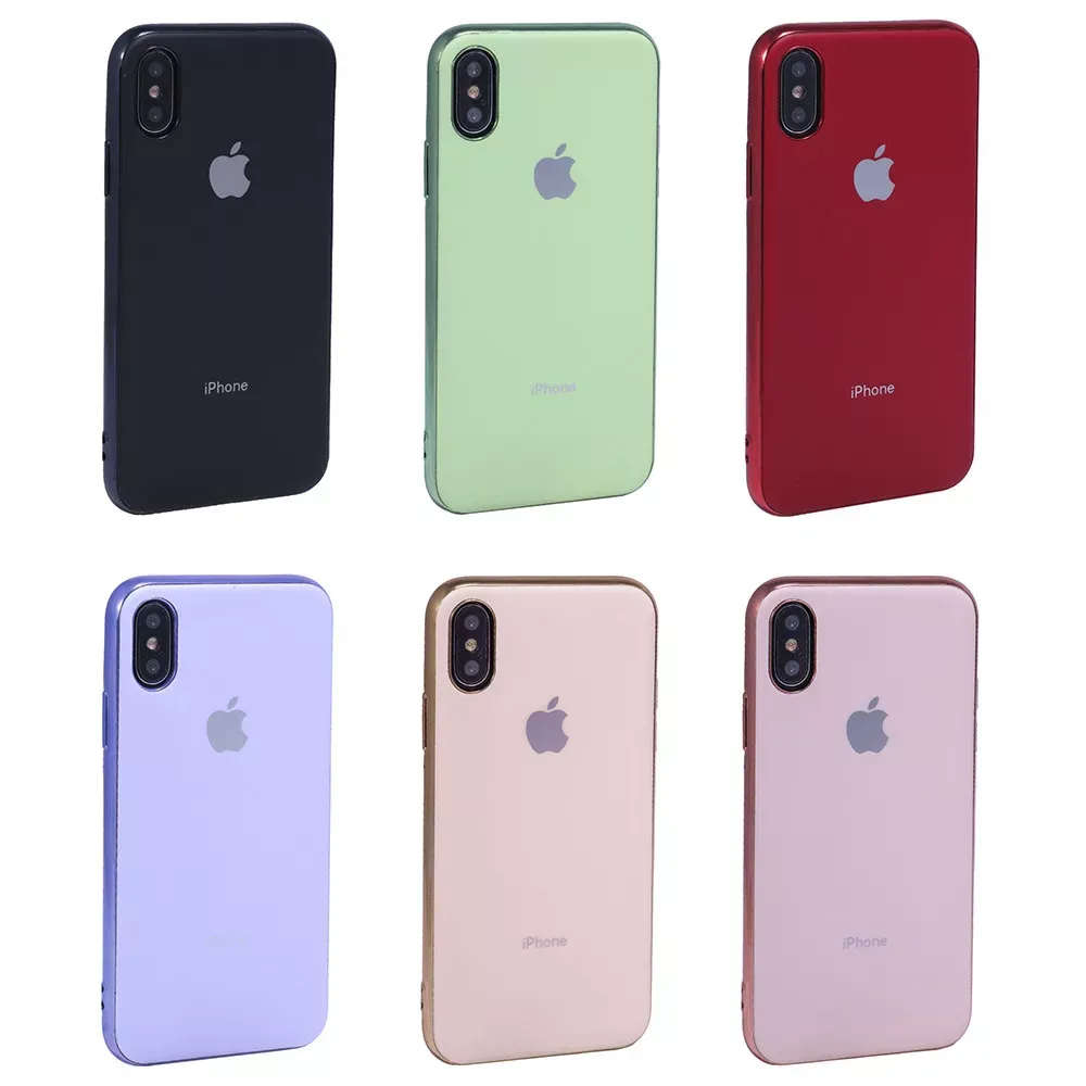 Matte Silcone Case iPhone Xs Max — Purple - фото 3