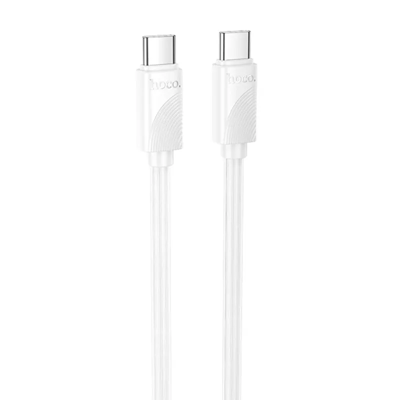 Дата кабель Hoco X114 Energy Type-C to Type-C 60W White