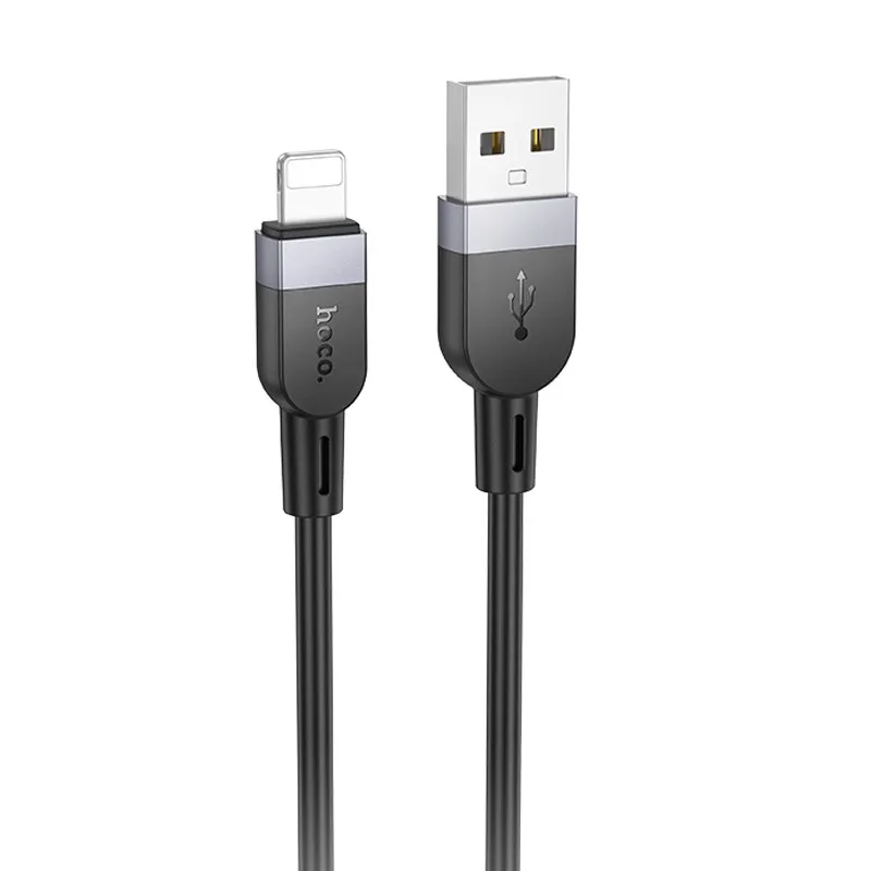Дата кабель Hoco X109 Energy silicone USB to Lightning Black