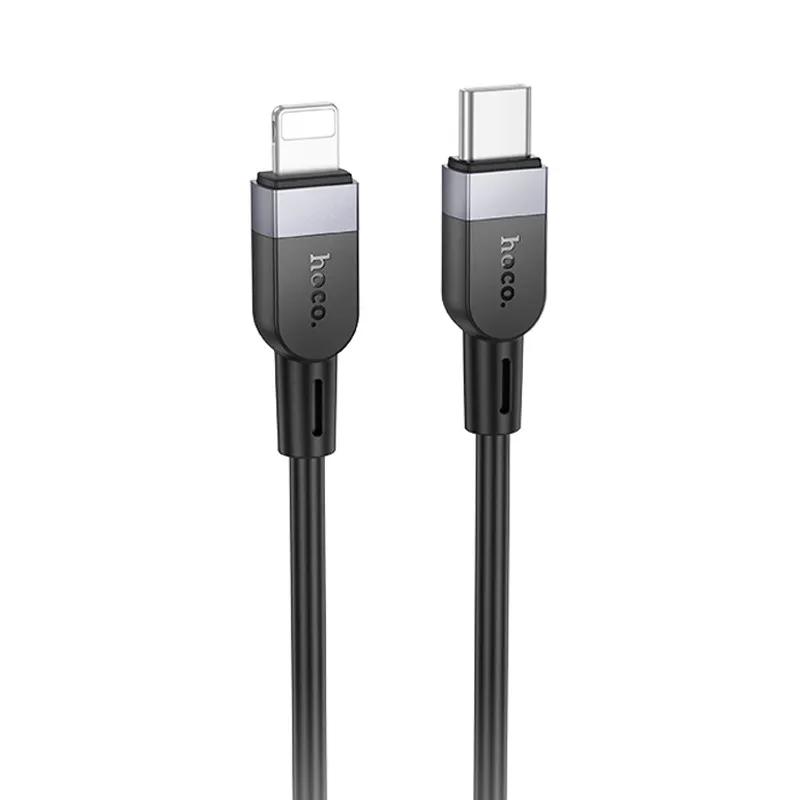 Дата кабель Hoco X109 Energy silicone Type-C to Lightning Black