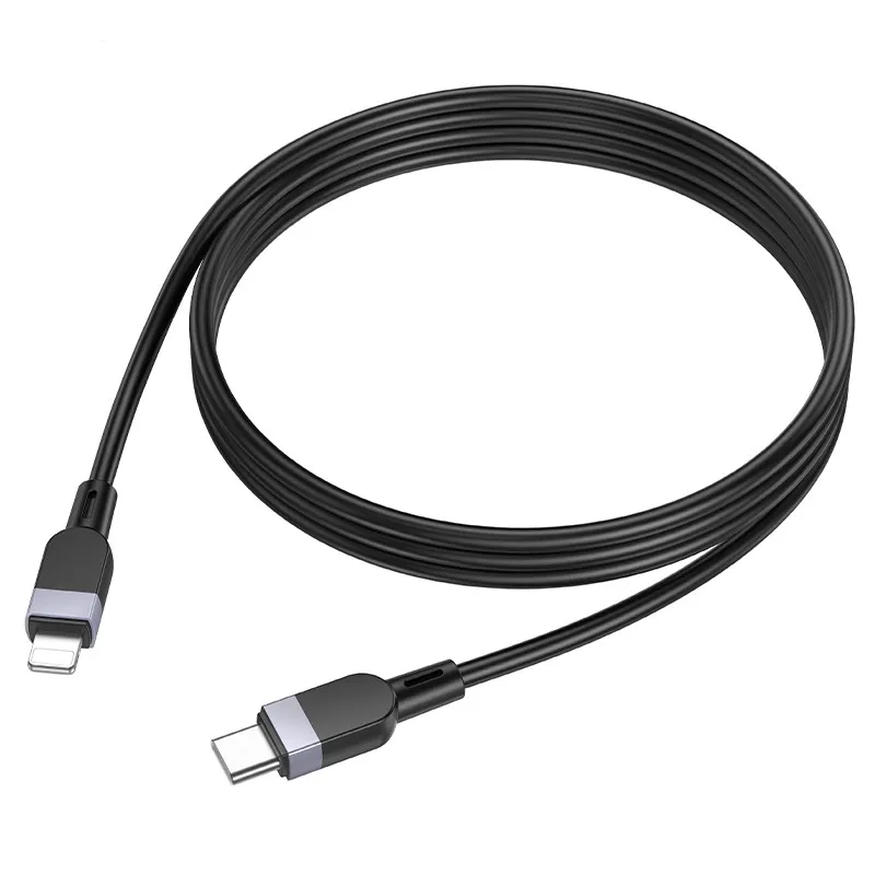 Дата кабель Hoco X109 Energy silicone Type-C to Lightning Black — фото 3