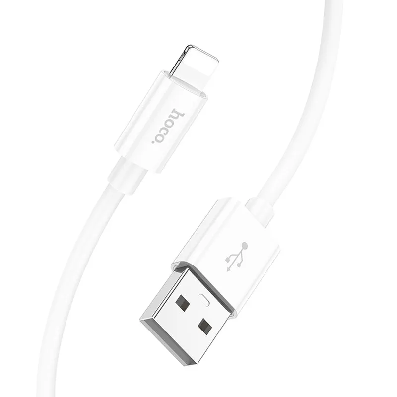 Дата кабель Hoco X87 Magic silicone USB to Lightning White — фото 4